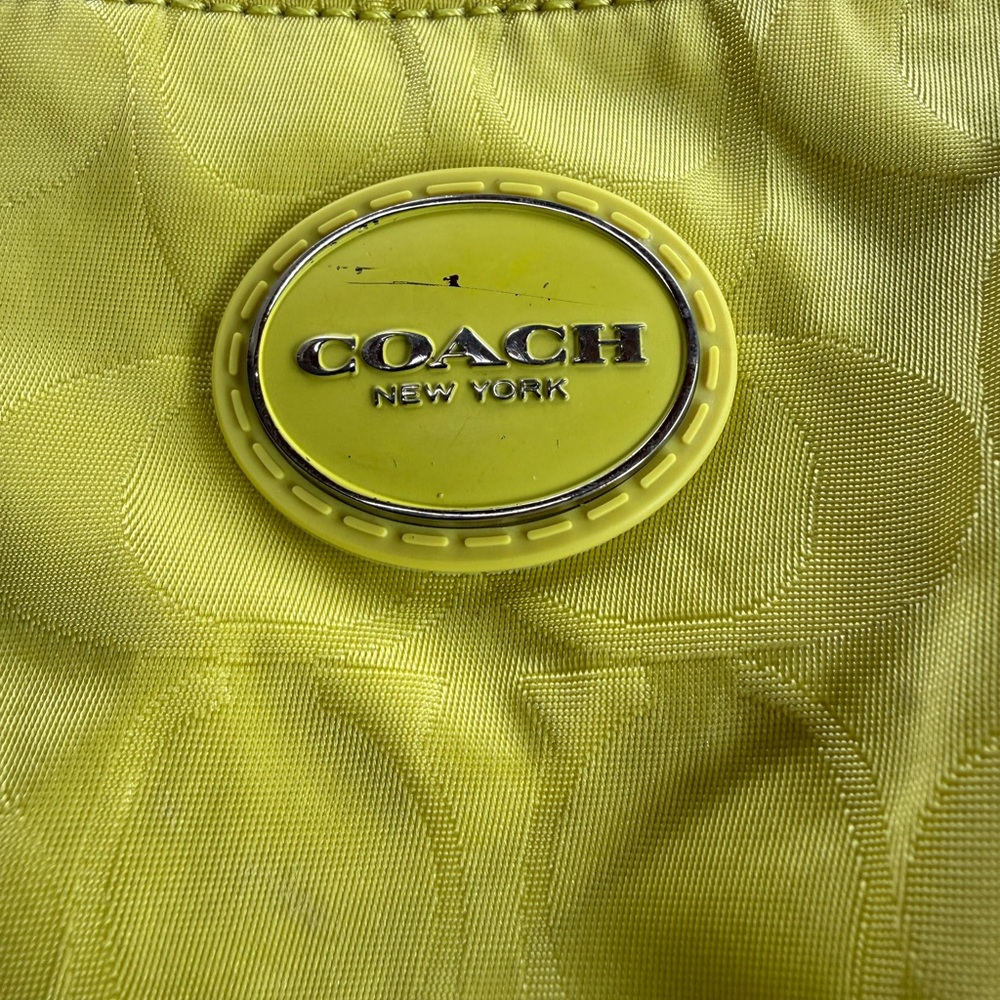 Coach Signature Nylon File Bag - Picture 3 of 10